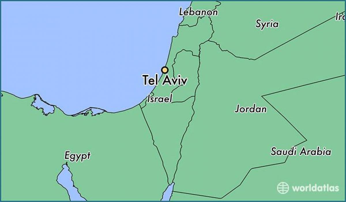 Tel Aviv mapa