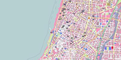 Mapa shenkin kalea Tel Aviv