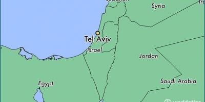 Mapa Tel Aviv munduarekin